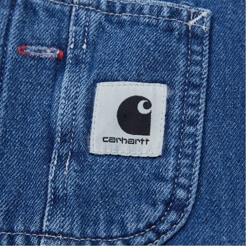 Carhartt WIP Women Jeans W BIB OVERALL STRAIGHT I031250.0106 BLUE STONE WASHED